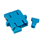 Accesoriu retea Schrack Cupla SC Duplex, plastic, Single mode, zirconiu, cu flansa, albastru