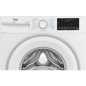 Beko B3WFU48215WWES, 8 kg, 1200 RPM, Clasa A, ProSmart Inverter, EnergySpin, SteamCure, SteamTherapy, Hygiene+, AddXtra, Gri