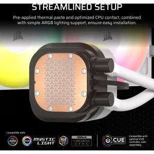 Corsair Nautilus 240 RS ARGB White