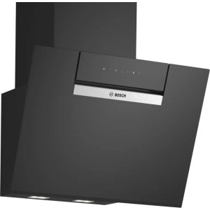 Hota Bosch decorativa DWK67FN60, Putere de absorbtie 768 m3/h, 4 trepte, EcoSilence Drive, 60 cm, Negru
