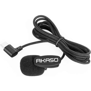 Accesoriu Camere video AKASO Microfon extern USB-C SYZ0086 Black