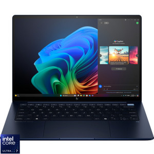 HP 14'' EliteBook Ultra G1i, 2.8K OLED Touch, Procesor Intel® Core™ Ultra 7 258V (12M Cache, up to 4.80 GHz), 32GB LPDDR5X, 1TB SSD, Intel Arc 140V, Win 11 Pro, Atmospheric Blue