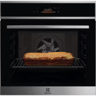 Cuptor incorporabil Electrolux LOE8F38X, Electric, 72 L, Autocuratare catalitica, Aqua Clean, Assisted Cooking, MultiLevel, Grill, Clasa A+, Negru/Inox