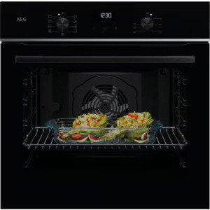 Cuptor incorporabil AEG TU5AB21FSB, Electric, 72 L, Autocuratare hidrolitica, Aqua Cleaning, Grill, Clasa A+, Negru