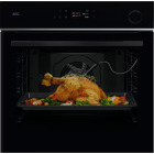 Cuptor incorporabil AEG TR7PB63ZSB, Electric, 72 L, Autocuratare pirolitica, SteamCrisp, My AEG Care, Grill, Clasa A+, Negru