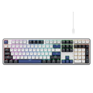 Redragon Wyvern Alb-Albastru RGB Mecanica