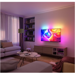 Philips Smart TV 65PUS9010/12 Seria PUS9010/12 164cm gri 4K UHD HDR Ambilight pe 3 laturi