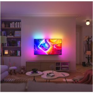 Philips Smart TV 65PUS9010/12 Seria PUS9010/12 164cm gri 4K UHD HDR Ambilight pe 3 laturi