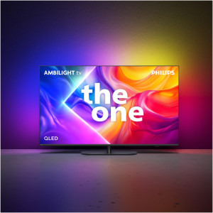 Philips Smart TV 43PUS9010/12 Seria PUS9010/12 108cm gri 4K UHD HDR Ambilight pe 3 laturi