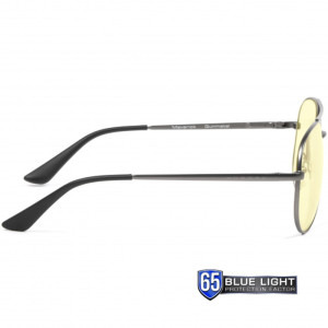 Gunnar Maverick Gunmetal Amber Natural