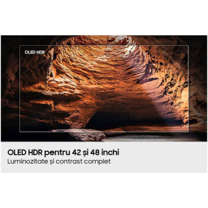 Samsung Smart TV OLED QE48S90F Seria S90F 120cm negru 4K UHD HDR