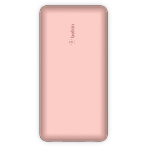 Baterie externa Belkin BoostCharge 20000 mAh, 2x USB, 1x USB-C, Rose Gold