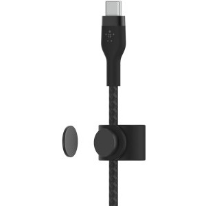 Belkin BoostCharge Braided Silicone USB-C Male la Lightning Male, 1m, Black