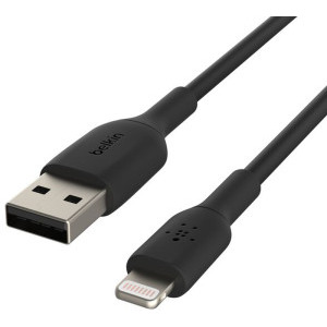 Belkin BoostCharge USB Male la Lightning Male 0.15m, Black