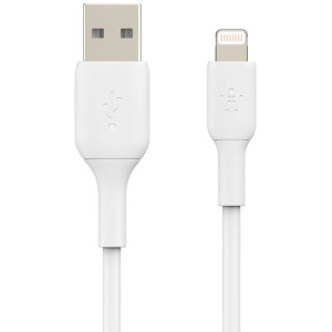 Belkin BoostCharge USB Male la Lightning Male 1m, White