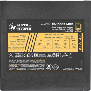 Super Flower Leadex III Gold Up, 80+ Gold, 1300W ATX 3.1