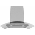 Hota Heinner decorativa HDCH-MD800GIX, Putere absorbtie 800 m3/h, 3 trepte de viteza, Iluminare LED, 60 cm, Inox