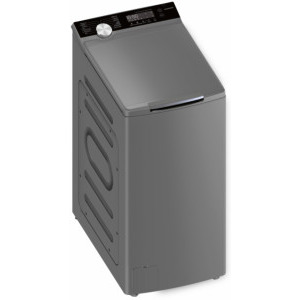 Masina de spalat rufe Heinner verticala HWM-TL8013IVKSA+++, 8 kg, 1300 RPM, Clasa A, Inverter, Argintiu