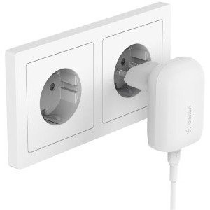 Belkin 30W PD 1x USB-C, cablu USB-C la USB-C inclus, White