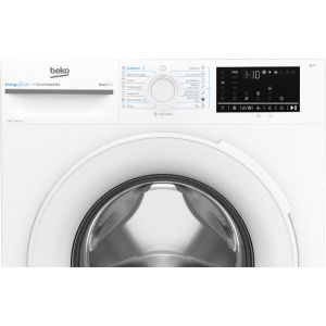 Beko BM3WFU47415WW, 7 kg, 1400 RPM, Clasa A, ProSmart Inverter, EnergySpin, AquaWave, SteamTherapy, Iron Fast, Alb