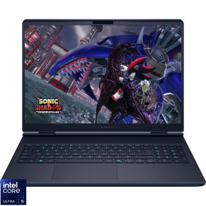 Laptop Alienware Gaming 16 Aurora 16X AC16251, WQXGA 240Hz, Procesor Intel® Core™ Ultra 5 235HX (24M Cache, up to 5.10 GHz), 16GB DDR5, 512GB SSD, GeForce RTX 5060 8GB, Win 11 Pro, 3Yr