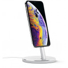 Suport Satechi ST-AIPDS, stand birou pentru incarcare iPhone, Silver