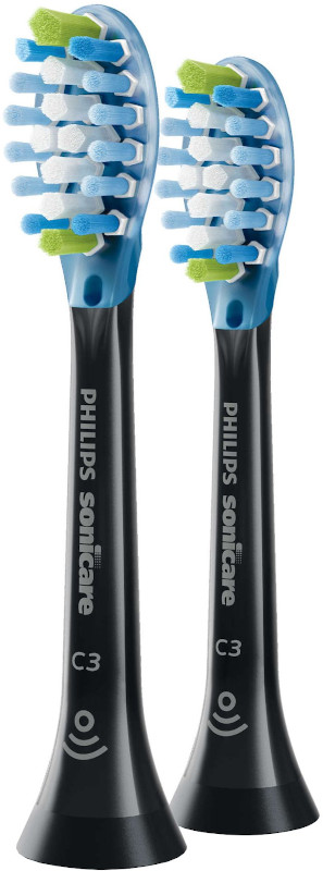 Philips Sonicare HX9042/33 Rezerve periuta de dinti electrica Premium Plaque Control, 2 buc, Negru