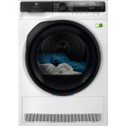 Uscator de rufe Electrolux EW9D587KCE, Pompa de caldura, 8 kg, Clasa A, Inverter, 3DSense, DelicateCare, SmartSave, SmartSelect, My Electrolux Care, Iluminare interioara, Alb