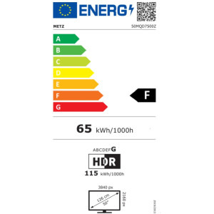 Metz Smart TV QLED Google TV 50MQD7500 Seria MQD7500 126cm 4K UHD HDR