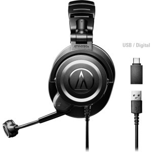 Audio-Technica Over-Ear, ATH-M50xSTS-USB Digital Black