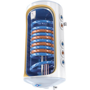 Boiler Tesy termoelectric cu 2 serpetine BiLight GCV 7/4S2 1504420 B11 TSRP, 150 L, 2000 W, Serpentina pe partea dreapta, Turbolator