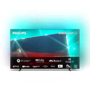 Philips Smart TV 65OLED718/12 Seria OLED718/12 164cm 4K UHD HDR Ambilight pe 3 laturi