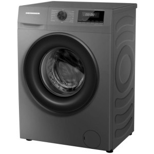 Heinner HWM-H7014IVSMTC+++, Slim, 7 kg, 1400 RPM, Clasa C, Inverter, Display, Blocare acces copii, Gri