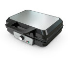 Tesla Aparat de facut gofre, Waffle-maker WM200BX, 1000W, Negru/Argintiu