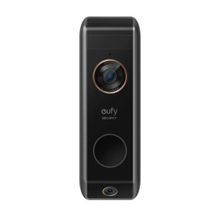 eufy Sonerie video Wireless Dual Camera Add-On, 2K HD, autonomie 6 luni, Negru