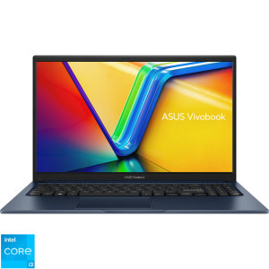 ASUS 15.6'' Vivobook 15 X1504VA, FHD, Procesor Intel® Core™ i3-1315U (10M Cache, up to 4.50 GHz), 8GB DDR4, 512GB SSD, Intel UHD, No OS, Quiet Blue
