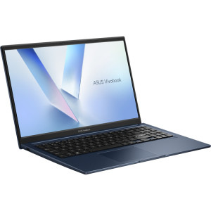 ASUS 15.6'' Vivobook 15 X1504VA, FHD, Procesor Intel® Core™ 5 120U (12M Cache, up to 5.00 GHz), 16GB DDR5, 512GB SSD, Intel Graphics, No OS, Quiet Blue