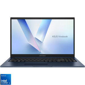 ASUS 15.6'' Vivobook 15 X1504MA, FHD, Procesor Intel® Core™ 5 320 (6M Cache, up to 4.60 GHz), 8GB DDR5, 256GB SSD, Intel Graphics, No OS, Quiet Blue