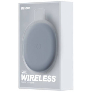 Baseus Jelly, Wireless Qi Fast Charger 15W, Black