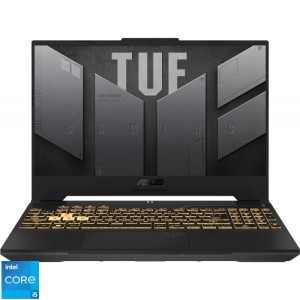 ASUS Gaming 15.6'' TUF F15 FX507ZC4, FHD 144Hz, Procesor Intel® Core™ i5-12500H (18M Cache, up to 4.50 GHz), 16GB DDR4, 512GB SSD, GeForce RTX 3050 4GB, No OS, Jaeger Gray