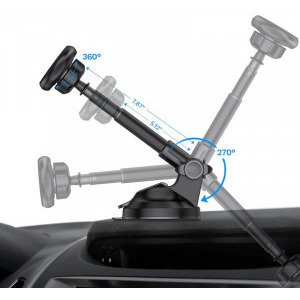 Tellur MUM, Magnetic pentru bord/parbriz, negru