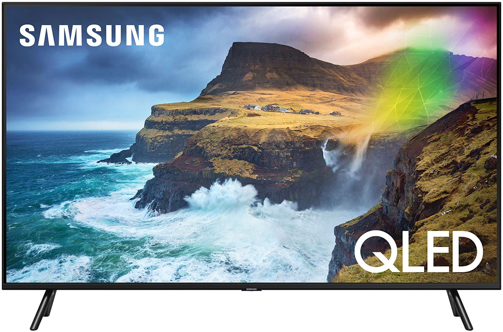 Televizor LED Samsung Smart TV QLED 82Q70RA Seria Q70R 207cm negru 4K UHD HDR