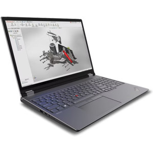 Lenovo 16'' ThinkPad P16 Gen 2, WQXGA IPS 165Hz, Procesor Intel® Core™ i9-13980HX (36M Cache, up to 5.60 GHz), 32GB DDR5, 1TB SSD, RTX 2000 Ada 8GB, Win 11 Pro, Storm Grey (Top) - Villi Black (Bottom)