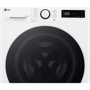LG F4DR510S0M, Spalare 10 kg, Uscare 6 kg, 1400 RPM, Clasa B, Direct Drive, TurboWash, Alb