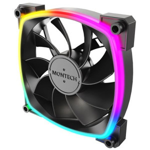 Montech RX120 PWM Reversed 120mm ARGB Black Three Fan Pack