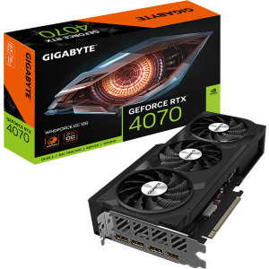 GIGABYTE GeForce RTX 4070 WINDFORCE OC 12GB GDDR6X 192-bit DLSS 3.0