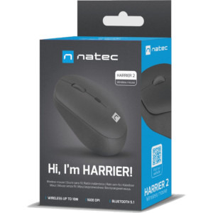Natec Harrier 2 Wireless & Bluetooth Black