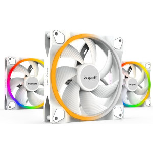 be quiet! LIGHT WINGS White RGB 140mm PWM Three Fan Pack