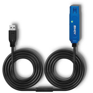 LINDY Active Extension Pro, USB 3.0 Male tip A - USB 3.0 Female tip A, 8m, negru