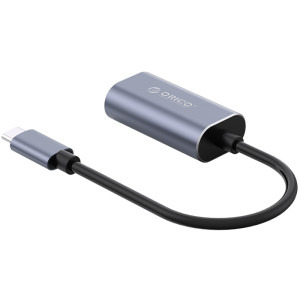 Orico 1x USB tip C Male - 1x VGA Female, 0.15 m, gri-negru